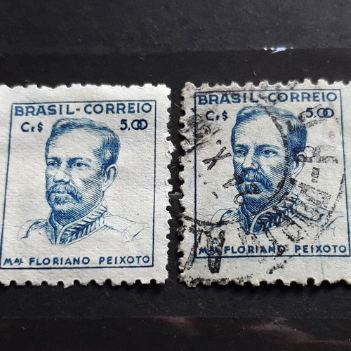 Brazil 1941 stamps 5 cr Floriano Peixoto like new (2 pcs)