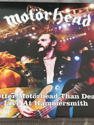 Motorhead Better Motorhead Than Dead Live at Hammersmith 2-CD употребяван