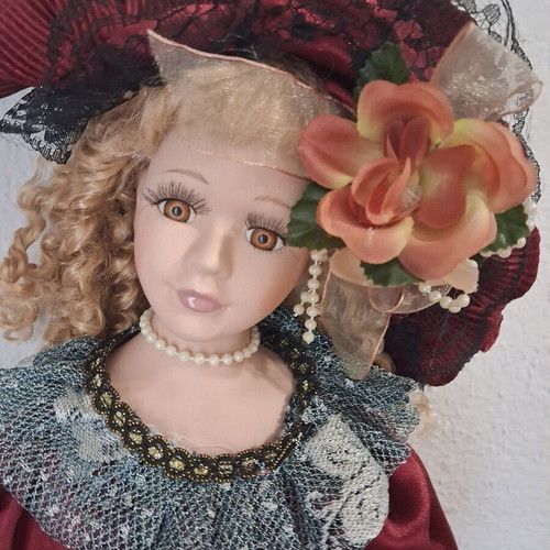 Vintage porcelain doll