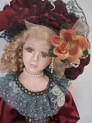 Vintage porcelain doll