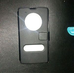 Book Double Window Μαύρο (Huawei P10 Lite)