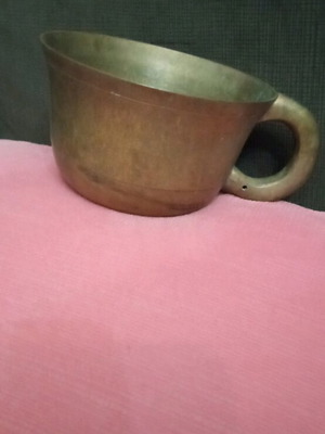 Brass cup used, antique from Austria