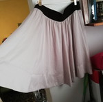 H&M beige skirt, size 44, polyester lining