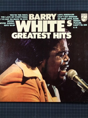 Barry White's Greatest Hits vinyl record used, R&B / Soul