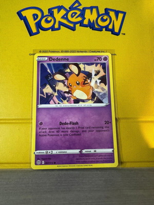 Dedenne Brilliant Stars Pokémon card like new