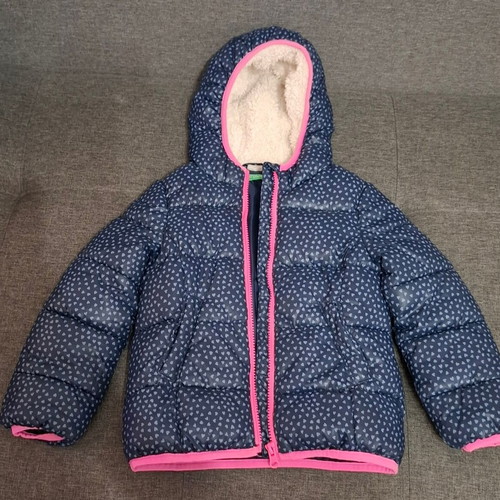 Benetton jacket like new, size 3-4 years, blue and pink