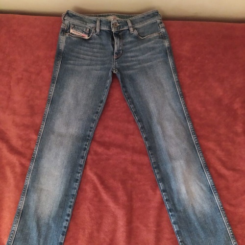 Diesel jeans No 25, straight fit, blue, size XS