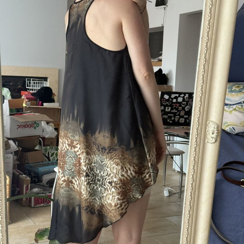 Nzal blouse like new, size S-M, black multicolor