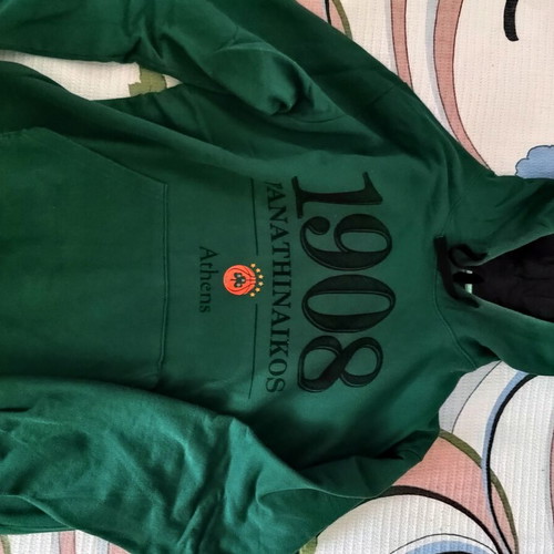 Panathinaikos 1908 Hoodie used, size XL, authentic green sweatshirt