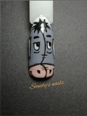 Press On Nails handmade set of 10, cartoon design, new