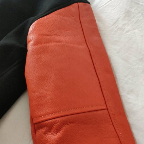 Jagermeister college jacket new with leather sleeves