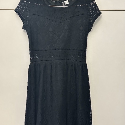 H&M black lace dress like new