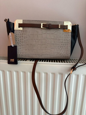 Just Cavalli Shoulder Bag gray new