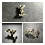 Πόμολα συρταριών Mickey Mouse σετ 6 τεμάχια + 2 δώρο, inox mat, καινούργια