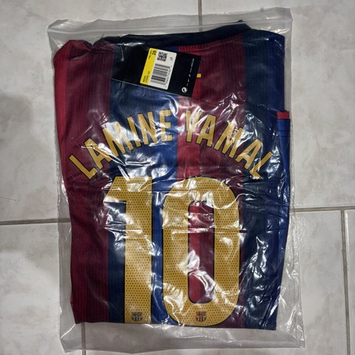 FC Barcelona Lamine Yamal #10 kids jersey and shorts set, XL