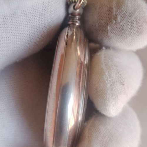 Omega Lepine Pocket Watch like new, silver 0.800, 1950