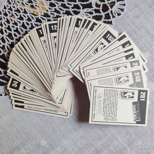 Panini Basketball '96-'97 stickers like new, set of 93