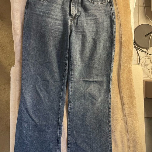 Zara high-waisted jeans like new, blue black, size L