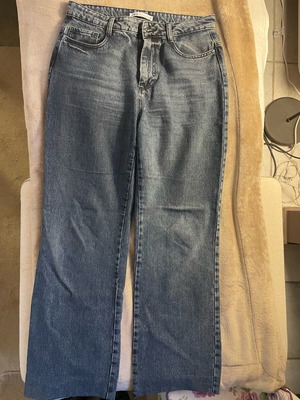 Zara high-waisted jeans like new, blue black, size L