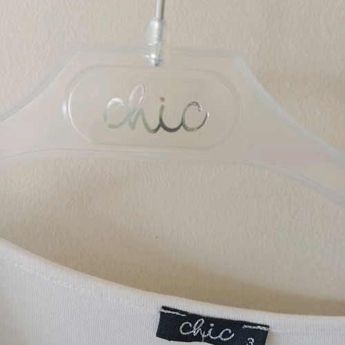 Chic dress new, size 3, black and white