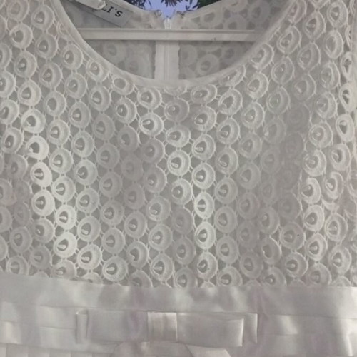 Wedding dress SMAILI'S size large like new, knee length