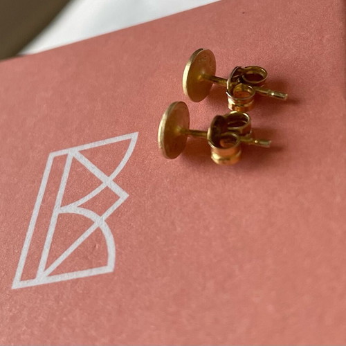 Prinkipo Full Moon Gold Earrings used