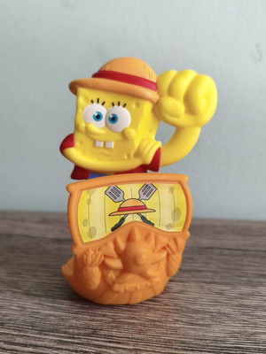 Колекционерска фигура McDonalds Spongebob x One Piece Luffy