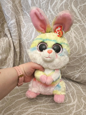 Ty Beanie Boos plush large 30cm Lollopop Bunny new