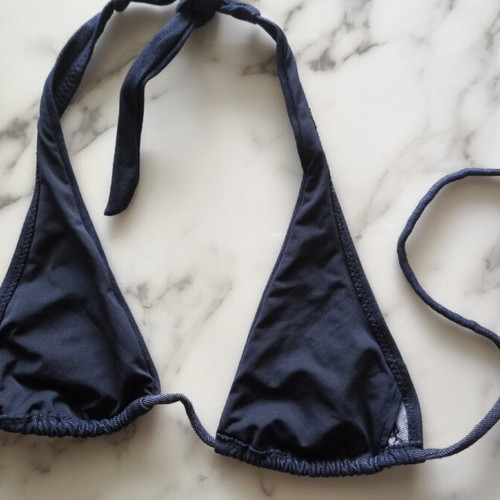 Bikini Top XS/S Blue with Unique Details made to order