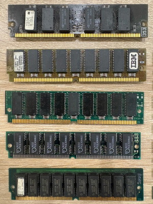 Πακέτο μεταχειρισμένων μνημών RAM 11 τεμαχίων IBM, Kingston HyperX, Samsung