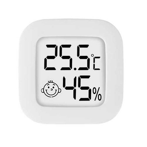 Digital thermometer hygrometer new, portable LCD indoor temperature and humidity monitor