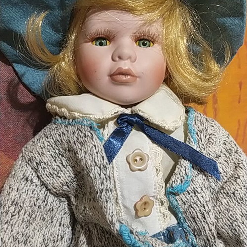 Vintage porcelain doll