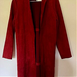 Πανωφόρι κόκκινο μπορντώ Zara αφόρετο με ετικέτες