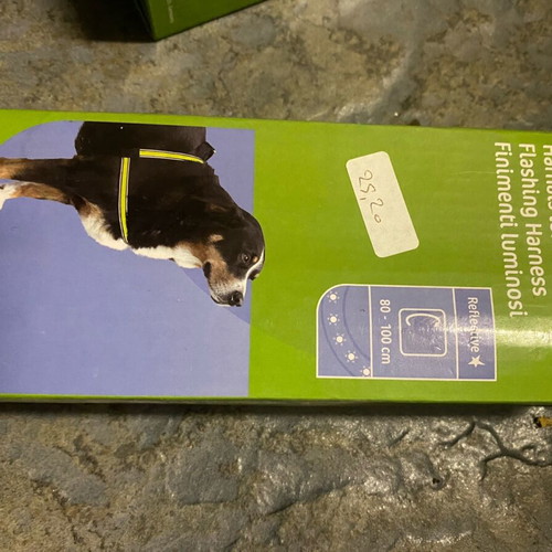 Dog harness with reflective and chest collar new