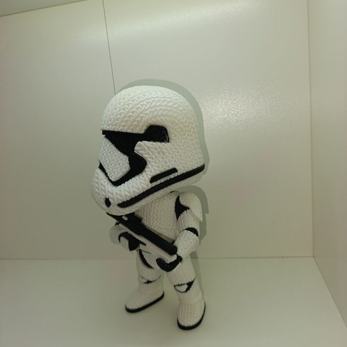 Star Wars Stormtrooper 3D Printed Knitted Style Figure 23cm new