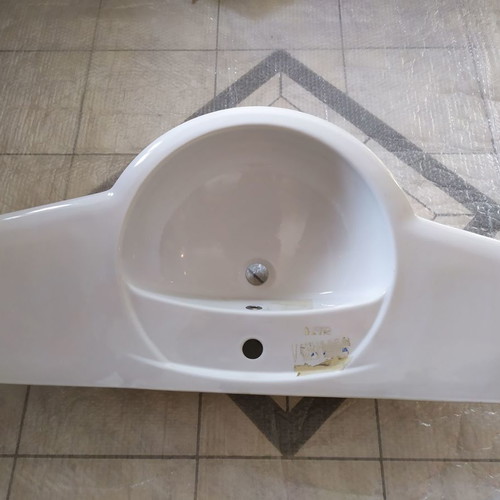 Large asymmetrical sink new 100x51 cm