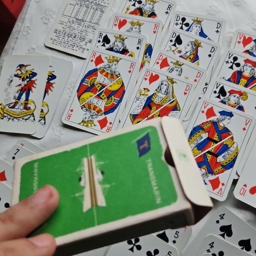 Transmarin Belgium playing cards new, set of 3 decks