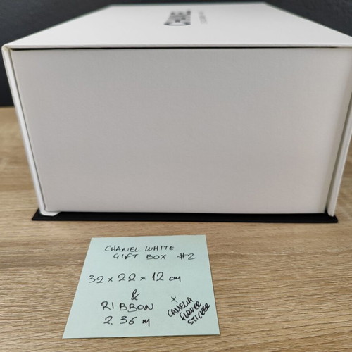 Chanel Rue Cambon 31 White Box used from Paris Boutique