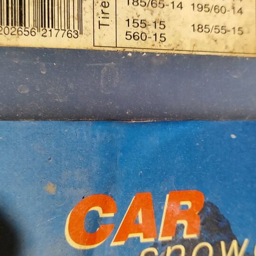 Snow chains No60 used, sizes 185/70/13, 175/70/14, 185/65/14, 185/55/15