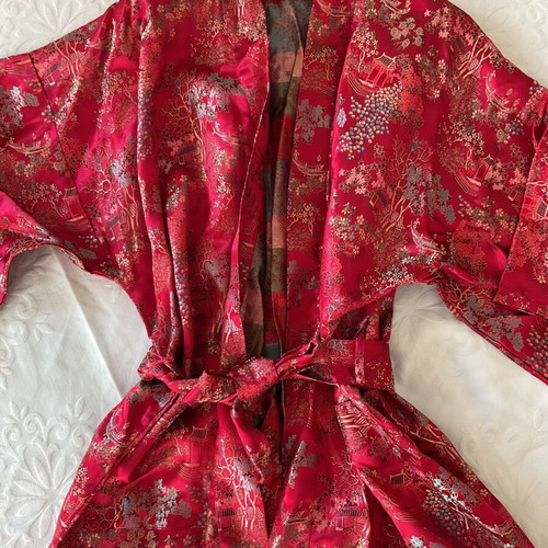 Kimono robe red, new, XL size