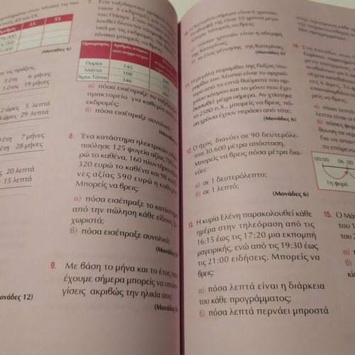 Mathematics school aid 4th grade Savvalas like new, unwritten, 2 available