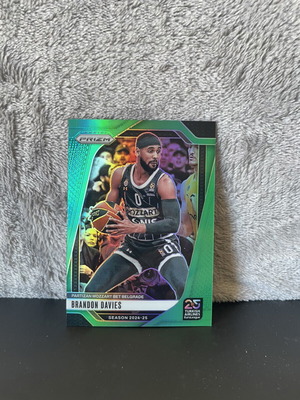 2024-25 Panini Prizm Euroleague Brandon Davies Green Prizm card like new