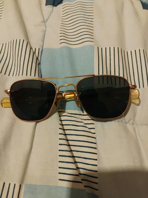 American Optical γυαλιά ηλίου πιλοτού σαν καινούργια, χρυσή επικάλυψη 23k