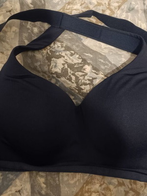 Blue bra like new with partial padding and adjustable straps