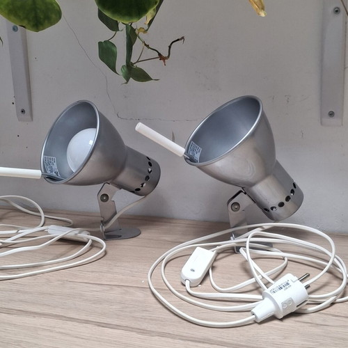 Ikea Jojka spots used, set of 2 with cord, switch and plug