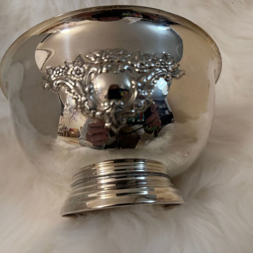 Silver-plated decorative bowl Stavros Nisiotis used