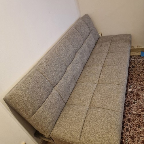 Sofa bed gray like new, 1.90×1.80 m