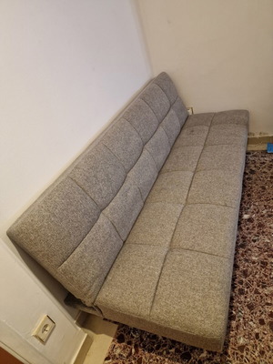 Sofa bed gray like new, 1.90×1.80 m