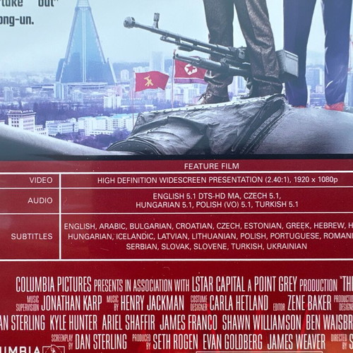 The Interview Blu-Ray like new with Greek subtitles, comedy