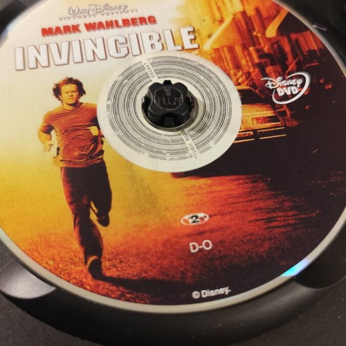 Invincible DVD used, drama with Mark Wahlberg, subtitles